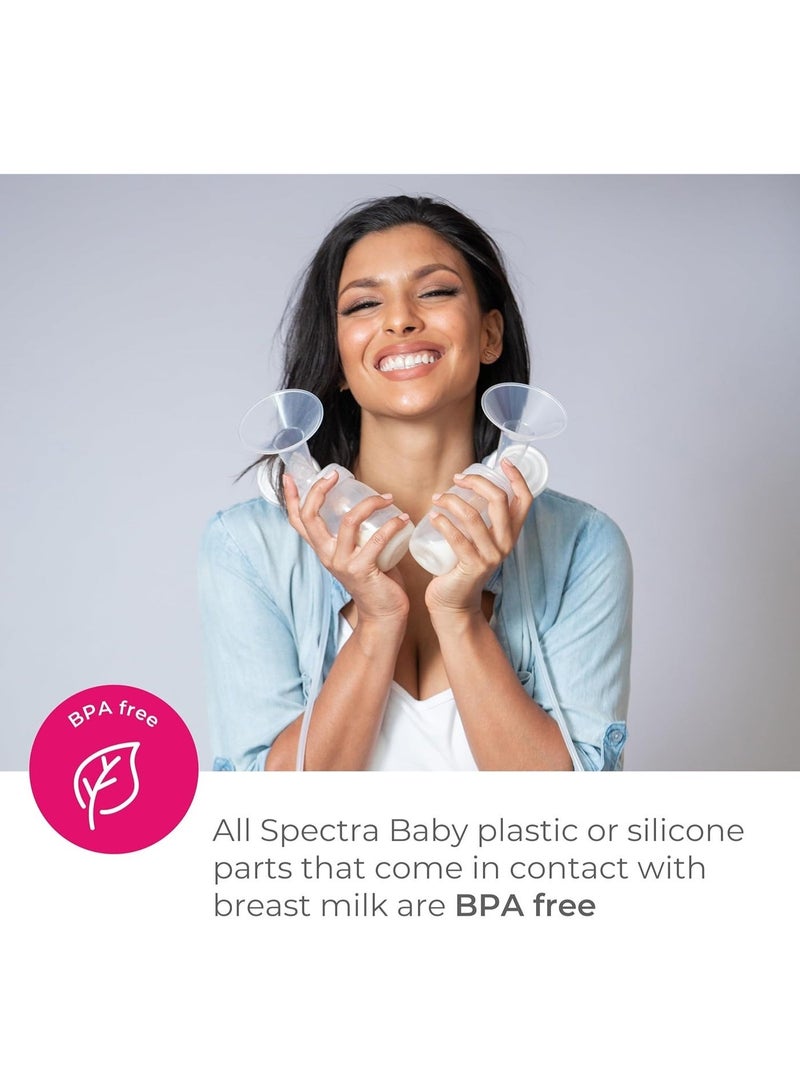 Spectra S2 Plus Hospital Grade Double Electric Breast Pump - Quiet, Medical-Grade with Massage Mode & Closed System (BPA Free) - Image 5